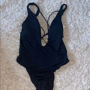 Black bathing suit!